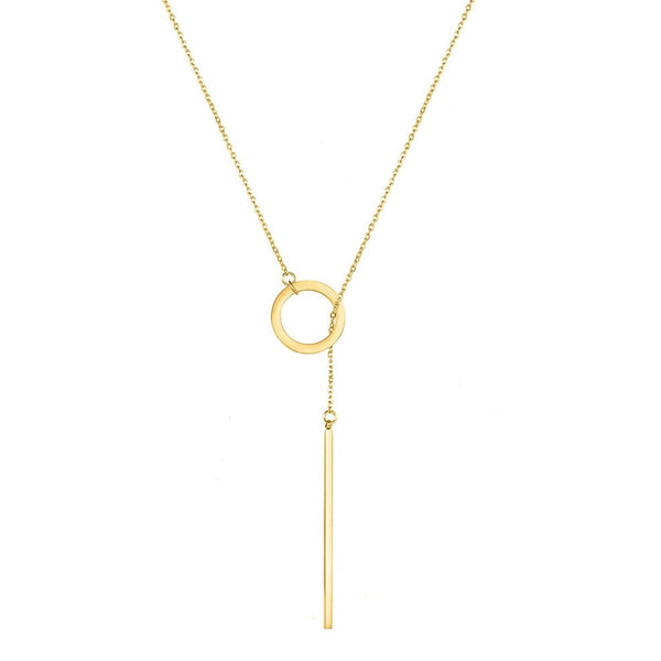 Colar Dourado Minimalista Ajustável