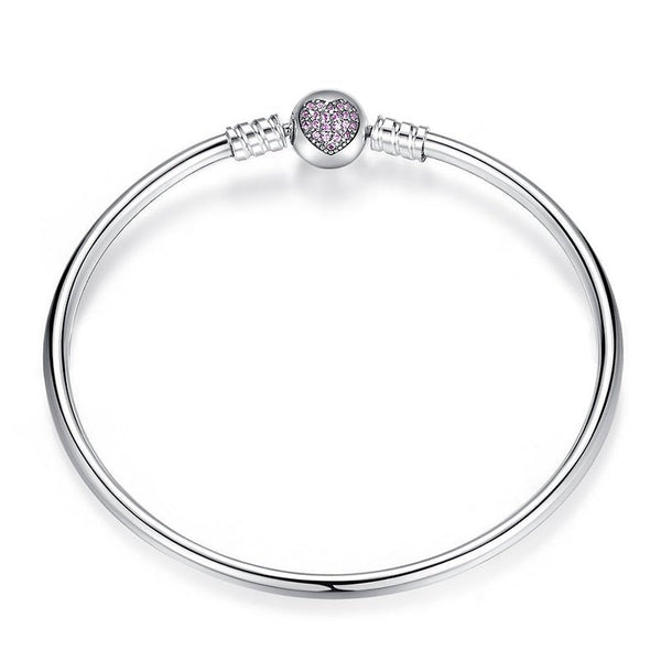 Bracelete Para Berloques Coração