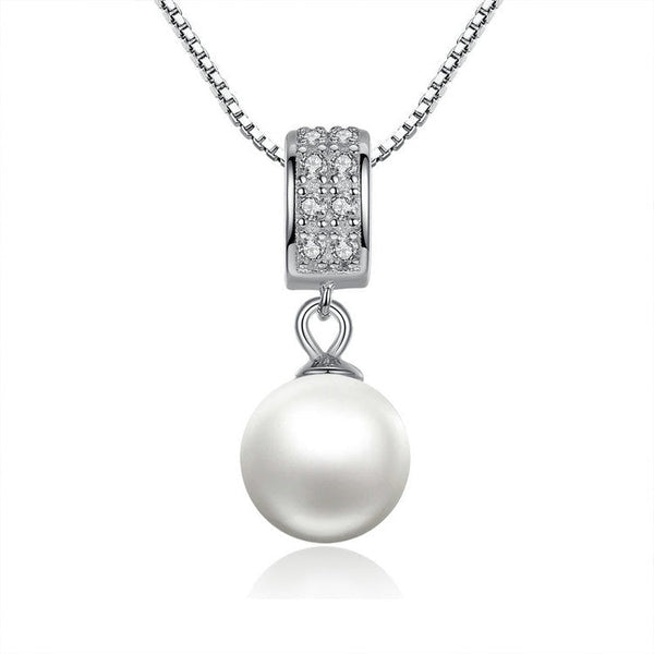 Colar Pérola Elegante em Prata 925